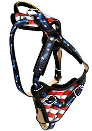 American Flag Dog Harness-USA pride Harness for Great dane
