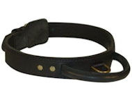 Double Layer Leather Agitation Collar 1 3/4 for Great Dane