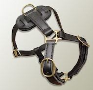 Luxury handcrafted leather dog harness made To German Mastiff