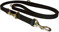 Hands Free Control Leather Dog Leash for Great Dane
