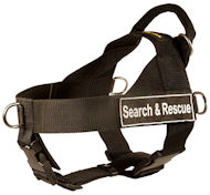 SAR Harness for Great Dane-Search&Rescue NYLON DOG HARNESS
