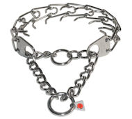 Large H.Sprenger Steel Force Pinch Collars 20" for Great Dane