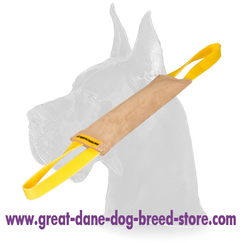 Ultra Leather dog tug for your Great Dane for Great Dane