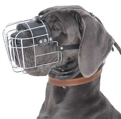 Great Dane Wire Basket dog muzzle - Large Dog 
Muzzle for Great Dane