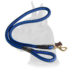 Brass snap hook for cord nylon Great Dane leash