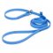 Solid Blue Biothane Great Dane Leash and Collar Combo