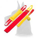Universal Training Set of French Linen Bite Tugs for Great Dane Puppies