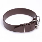 Extra Wide Brown Biothane Great Dane Collar