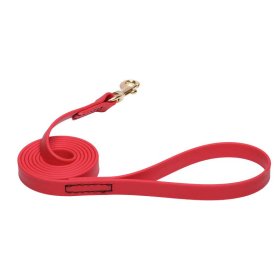 Red Waterproof Great Dane Leash Made of Biothane