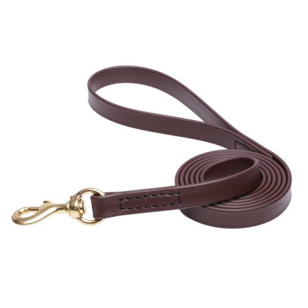 Brown Waterproof Great Dane Leash Made of Biothane