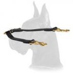 Double Dog Leash Coupler for two Great Danes
