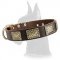 Luxurious Leather Collar for Great Dane