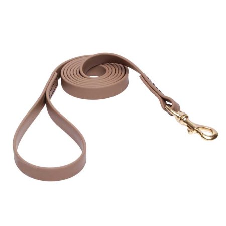 Khaki Waterproof Great Dane Leash Made of Biothane
