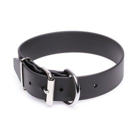 Extra Wide Black Biothane Great Dane Collar
