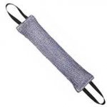 French Linen Dog Bite Tag with 2 Handles for Great Dane