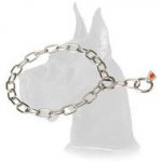 Great Dane Stainless Steel Fur Saver - Choke Collar 1/9 inch (3 mm)