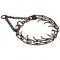 Strong Herm Sprenger Great Dane Pinch Prong Collar of Black Stainless Steel - 2.25 mm (1/11 inch)