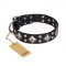"Smart Geometry" FDT Artisan Studded Leather Great Dane Collar