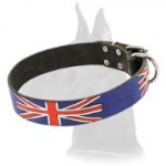 Great Dane Leather Collar - Great Britain Style