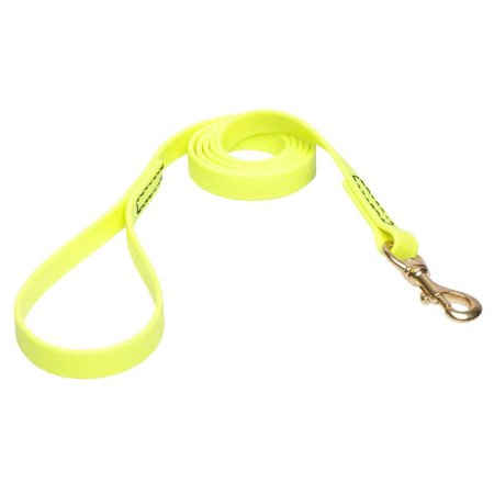 Yellow Waterproof Great Dane Leash Made of Biothane