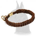 Braided Great Dane Choke Collar for training