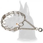 Stainless Steel Great Dane Pinch Prong Collar - 1/11 inch (2.25 mm)