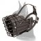 Large Wire Basket Great Dane Muzzle for winter