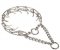 Dog pinch prong collar Chrome Plated for Great Dane - 1/8 inch (3.25mm)
