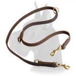 Hands Free Control Leather Dog Leash for Great Dane