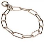 Chrome Plated Great Dane Choke Collar For Obedience Training 1/6 inch (4mm)