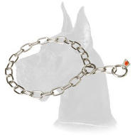 Great Dane Stainless Steel Fur Saver - Choke Collar 1/9 inch (3 mm)