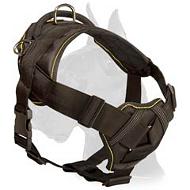 Innovative Nylon Harness with breast plate for Great Dane
