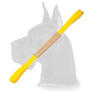 Soft Leather Pocket Toy with Two Handles for Great Dane