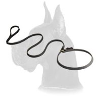 Leather Slip Lead 6 FT on 1/2'' for Great Dane