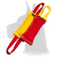 Set Of Two French Linen Great Dane Bite Tugs For Bite Skills Improvement