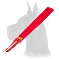 French Linen Bite Rag with Handle for Great Dane
