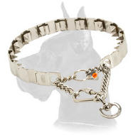 Neck Tech Fun Stainless Steel Dog Prong Collar for Great Dane - 24 inch (60 cm)