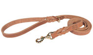 Universal Braided Leather Leash for Great Dane