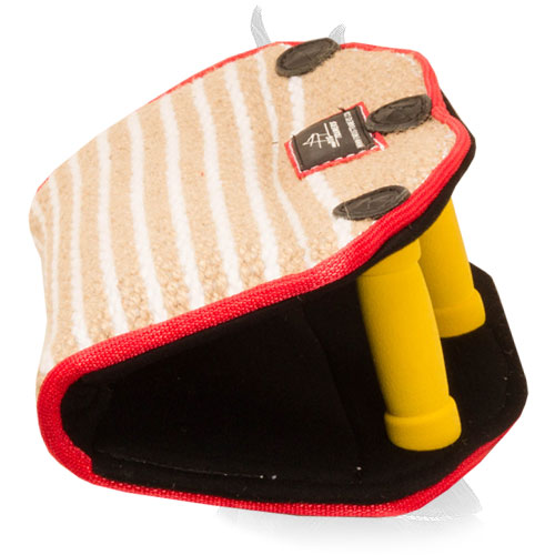 Jute Bite Builder For Great Dane with Three Padded Handles