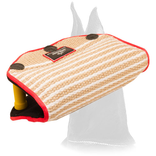Puppy Bite Builder made of jute-Wedge Tug