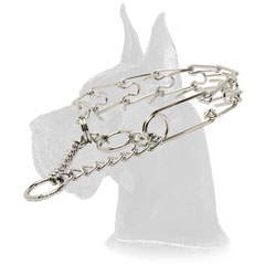 Great Dane Pinch Collar of Strong Steel