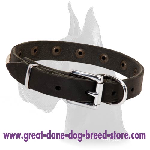 Fashion Leather Collar for Great Dane
