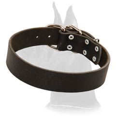 Practical Great Dane Leather Dog Collar