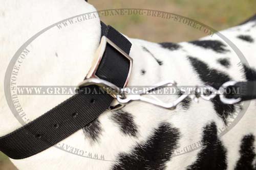 Wet resistant Great Dane Nylon Dog Collar