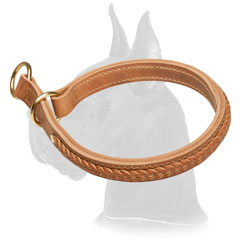 Braided Leather Collar