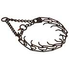 Strong Herm Sprenger Great Dane Pinch Prong Collar of Black Stainless Steel - 2.25 mm (1/11 inch)