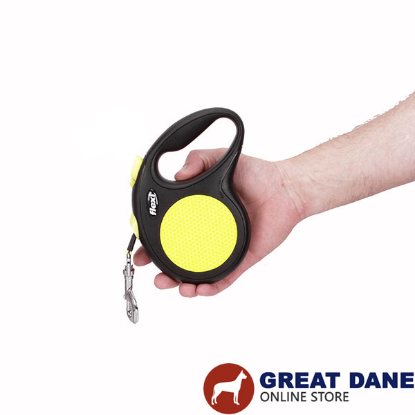 Everyday Walking Retractable Leash Neon Design for Total Safety