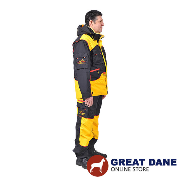 Comfortable Training Bite Suit with a Number of Pockets