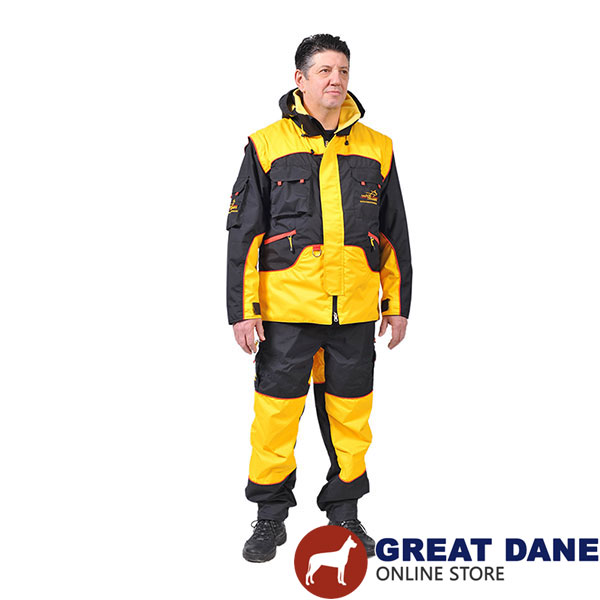 Pro Dog Training Suit of Water Resistant Membrane Fabric