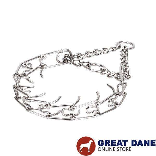 Durable stainless steel O-ring for attaching a leash on pinch collar
